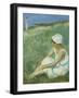 On the Beach-Paul Fischer-Framed Giclee Print