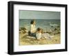 On the Beach-Hermann Seeger-Framed Giclee Print