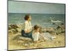 On the Beach-Hermann Seeger-Mounted Giclee Print