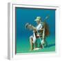 On the Beach-Simon Cook-Framed Giclee Print