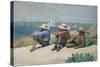 On the Beach-Winslow Homer-Stretched Canvas