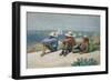 On the Beach-Winslow Homer-Framed Giclee Print