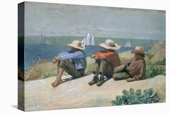 On the Beach-Winslow Homer-Stretched Canvas