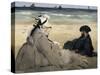 On the Beach-Edouard Manet-Stretched Canvas