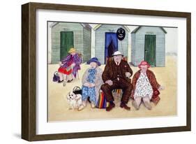 On the Beach-Gillian Lawson-Framed Giclee Print