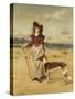 On the Beach-Bos George-Stretched Canvas