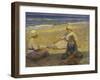 On the Beach-Johannes Martin Fastings Wilhjelm-Framed Giclee Print