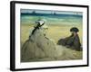 On the Beach-Edouard Manet-Framed Giclee Print