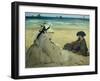 On the Beach-Edouard Manet-Framed Giclee Print