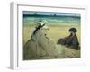 On the Beach-Edouard Manet-Framed Giclee Print