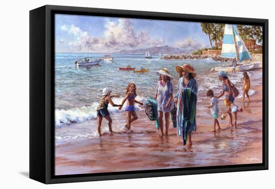 On the Beach-Nicky Boehme-Framed Stretched Canvas