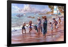 On the Beach-Nicky Boehme-Framed Giclee Print
