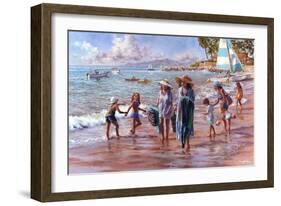 On the Beach-Nicky Boehme-Framed Giclee Print