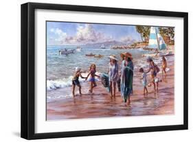 On the Beach-Nicky Boehme-Framed Giclee Print