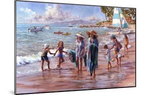 On the Beach-Nicky Boehme-Mounted Giclee Print