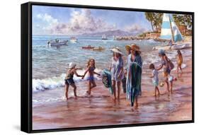 On the Beach-Nicky Boehme-Framed Stretched Canvas