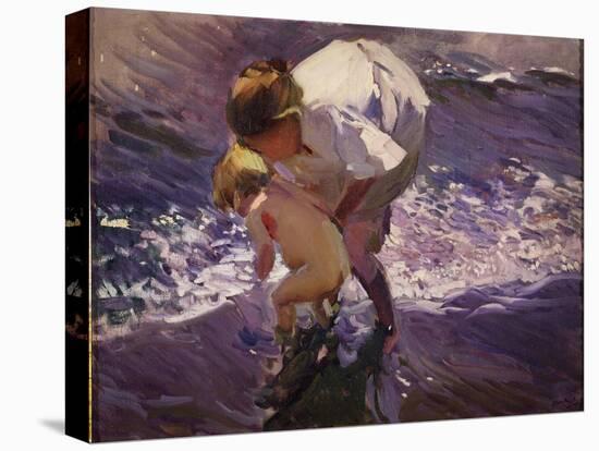 On the Beach-Joaquín Sorolla y Bastida-Stretched Canvas