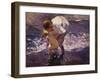 On the Beach-Joaquín Sorolla y Bastida-Framed Giclee Print