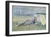 On the Beach-Paul Cesar Helleu-Framed Giclee Print