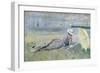 On the Beach-Paul Cesar Helleu-Framed Giclee Print