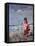 On the Beach-Alfred Emile L?opold Stevens-Framed Stretched Canvas