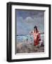 On the Beach-Alfred Emile L?opold Stevens-Framed Giclee Print