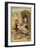 On the Beach-null-Framed Giclee Print