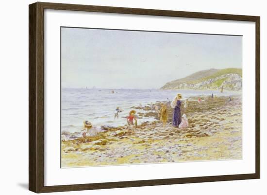 On the Beach-Helen Allingham-Framed Giclee Print