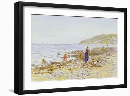 On the Beach-Helen Allingham-Framed Giclee Print