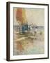 On the Beach-Oswald Garside-Framed Giclee Print