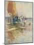 On the Beach-Oswald Garside-Mounted Giclee Print