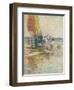 On the Beach-Oswald Garside-Framed Giclee Print