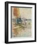 On the Beach-Oswald Garside-Framed Giclee Print