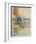 On the Beach-Oswald Garside-Framed Giclee Print