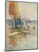 On the Beach-Oswald Garside-Mounted Giclee Print