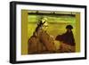 On The Beach-Edouard Manet-Framed Premium Giclee Print