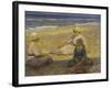 On the Beach-Johannes Martin Fastings Wilhjelm-Framed Giclee Print