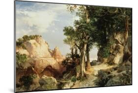 On the Berry Trail - Grand Canyon of Arizona, 1903-Thomas Moran-Mounted Giclee Print