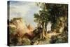 On the Berry Trail - Grand Canyon of Arizona, 1903-Thomas Moran-Stretched Canvas