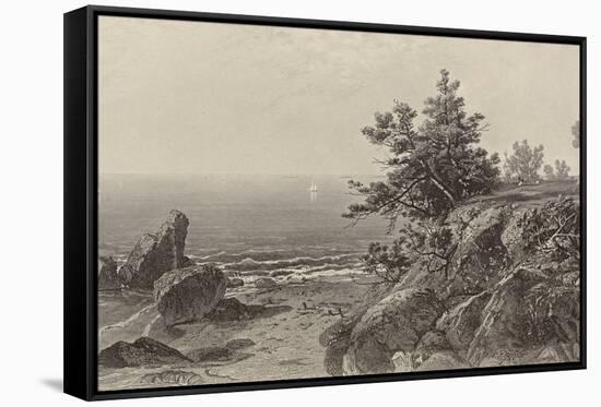 On the Beverly Coast, Massachusetts, 1874-John Frederick Kensett-Framed Stretched Canvas