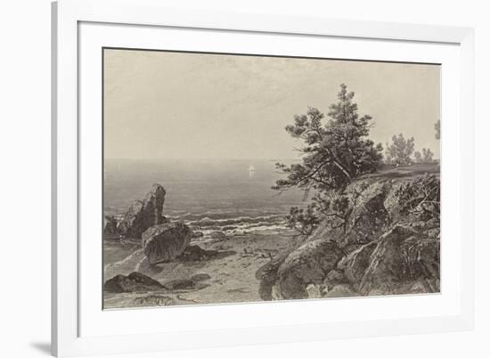 On the Beverly Coast, Massachusetts, 1874-John Frederick Kensett-Framed Giclee Print