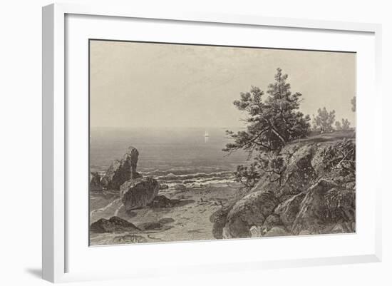 On the Beverly Coast, Massachusetts, 1874-John Frederick Kensett-Framed Giclee Print