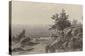 On the Beverly Coast, Massachusetts, 1874-John Frederick Kensett-Stretched Canvas