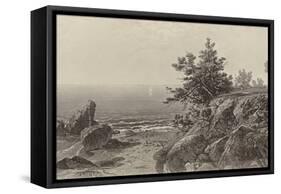 On the Beverly Coast, Massachusetts, 1874-John Frederick Kensett-Framed Stretched Canvas