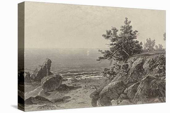 On the Beverly Coast, Massachusetts, 1874-John Frederick Kensett-Stretched Canvas