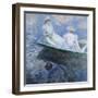 On The Boat, 1887-Claude Monet-Framed Giclee Print
