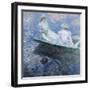 On The Boat, 1887-Claude Monet-Framed Giclee Print