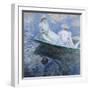 On The Boat, 1887-Claude Monet-Framed Giclee Print