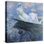 On The Boat, 1887-Claude Monet-Stretched Canvas