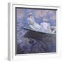 On the Boat, 1887-Claude Monet-Framed Giclee Print